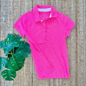 Gloria Vanderbilt Pink Casual Polo Shirt
